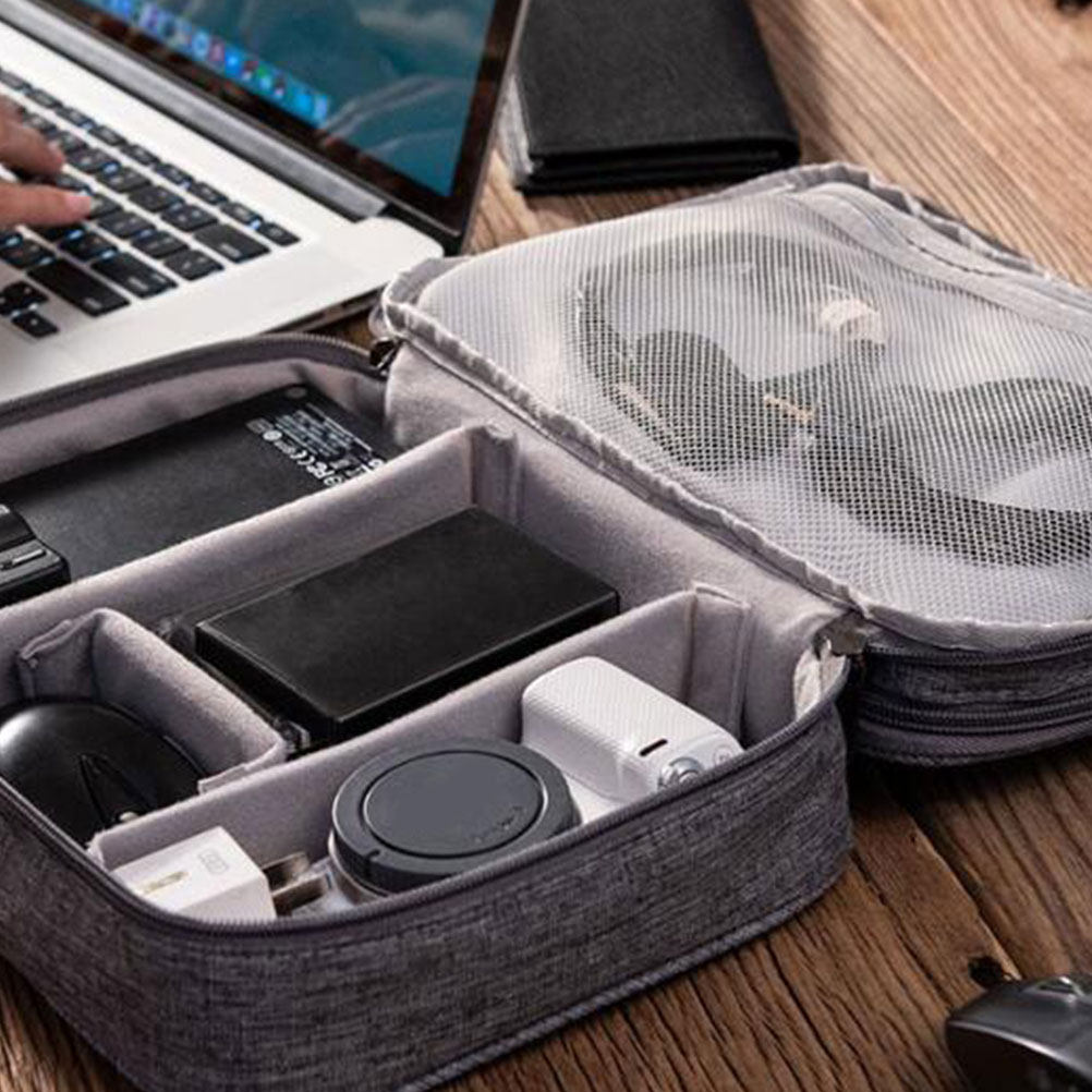 Tech Accessories Organizer Pouch - Digital Packing Bag Organizer Tech Accessory