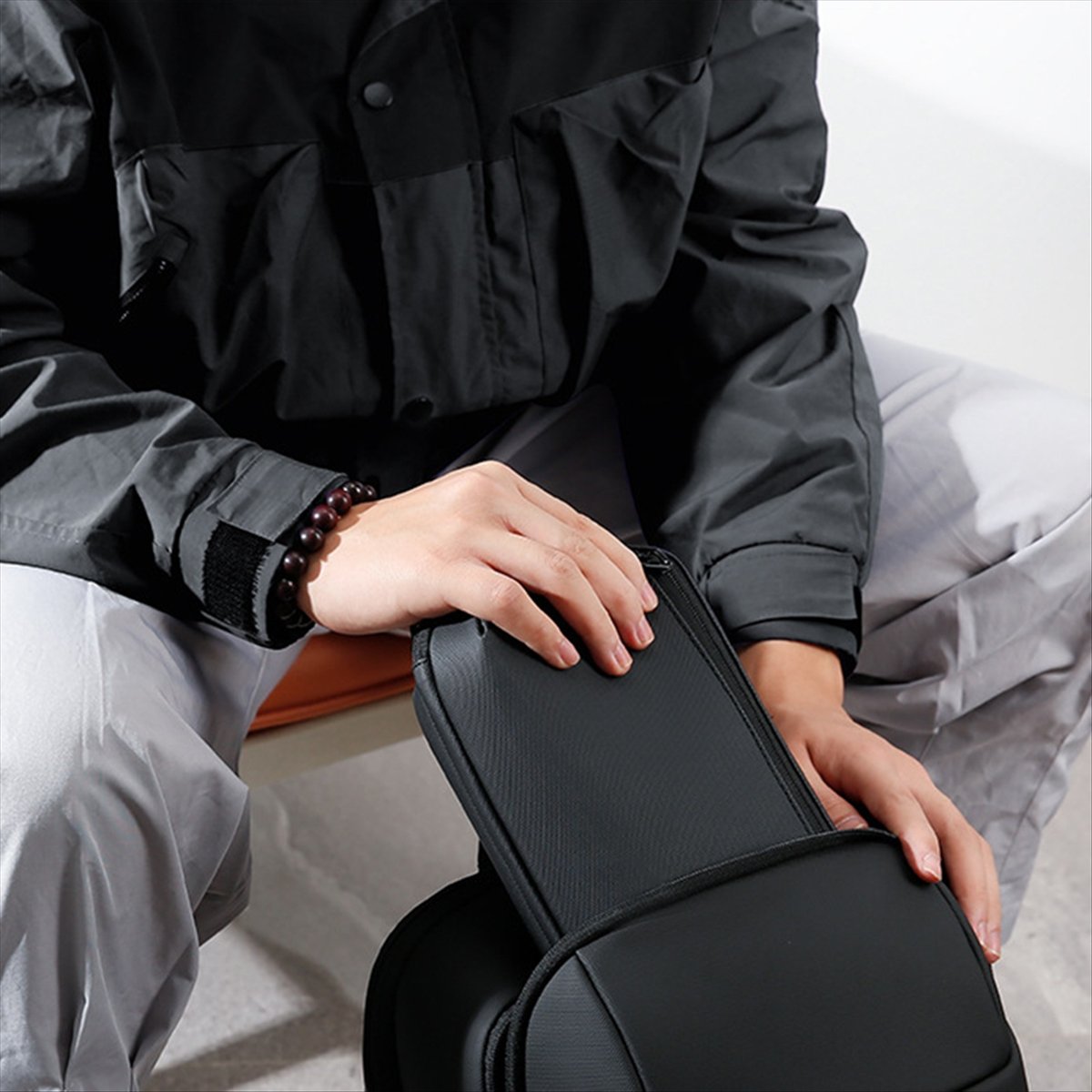 ☶❈＊♥AC1579-Waterproof Tech Pou - огляд і ціна Tech Accessories Organizer Pouch