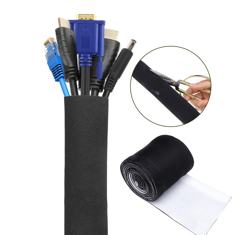 DIY Cable Management Sleeve Br - огляд і ціна Cable Sleeve Neoprene