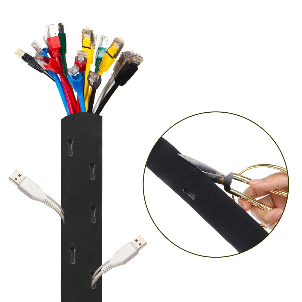 DIY Cable Management Sleeve Br - огляд і ціна Cable Sleeve Neoprene