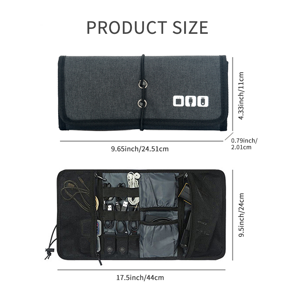 Travel Cable Storage Bag，Elect - огляд і ціна Tech Accessories Organizer Pouch
