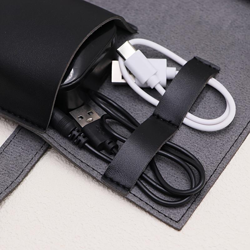 1PC PU Leather Multi-Compartme - огляд і ціна Tech Accessories Organizer Pouch