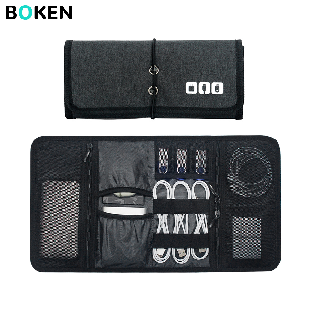 Tech Organizer Bag Cable Stora - огляд і ціна Tech Accessories For Travel
