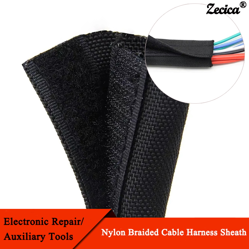 1~10m Self Adhesive PET Braide - огляд і ціна Cable Sleeve Neoprene